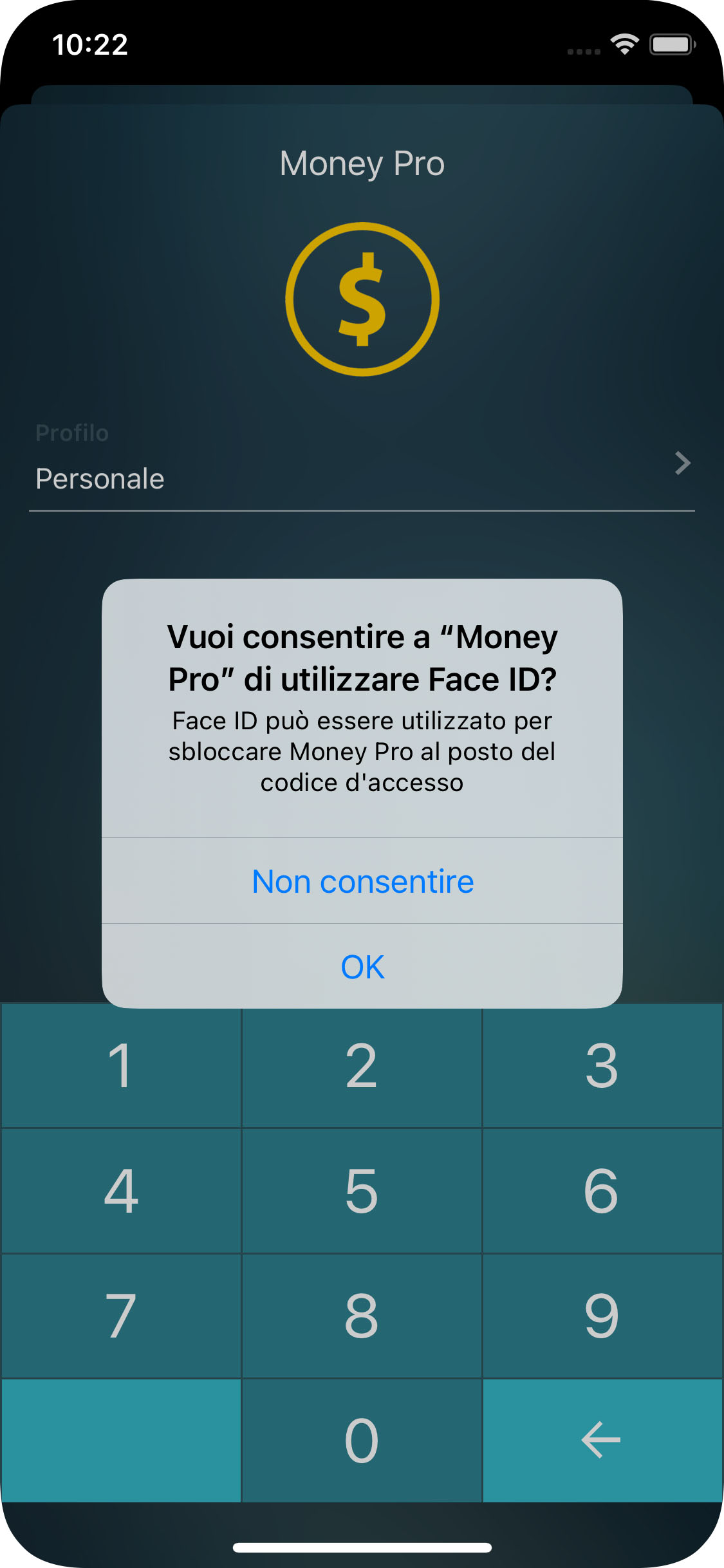 Money Tracker - Touch ID (Face ID) - iPhone